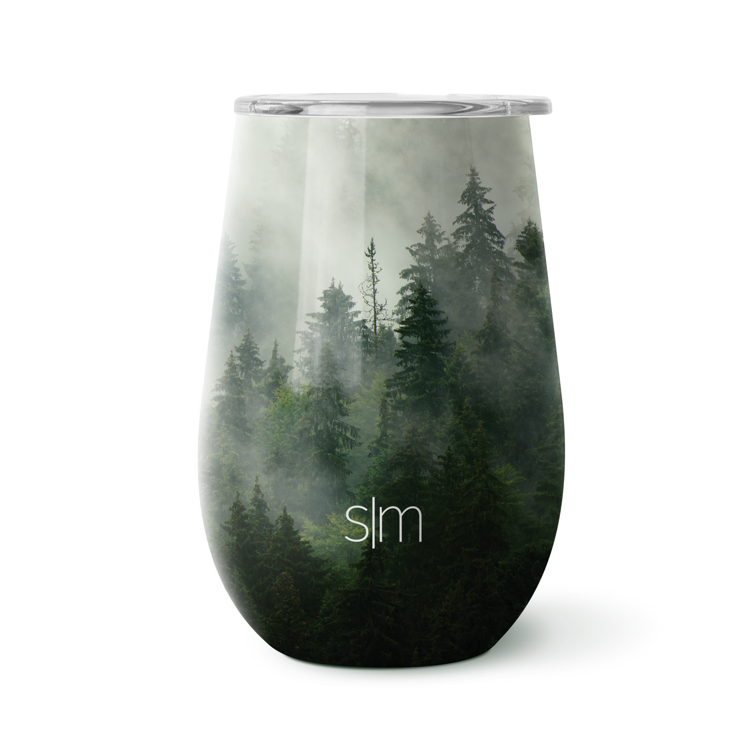 Simple Modern Spirit 12oz Wine Tumbler Glass with Lid - Vacuum Coffee Mug Stemless Cup 18/8 Stainless Steel Ombre: Pacific Dream
